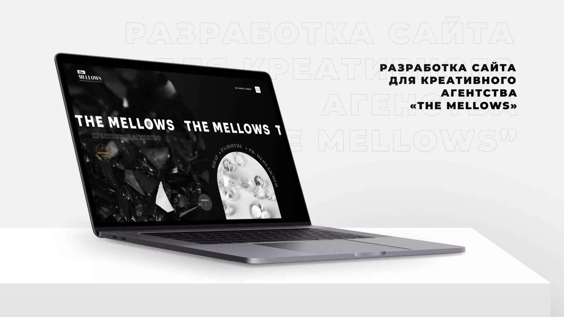 Разработка сайта креативного агентства «The Mellows» в Нижней Туре